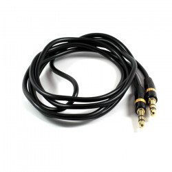 Auxiliary Cable 3.5mm to 3.5mm Cable (Black)